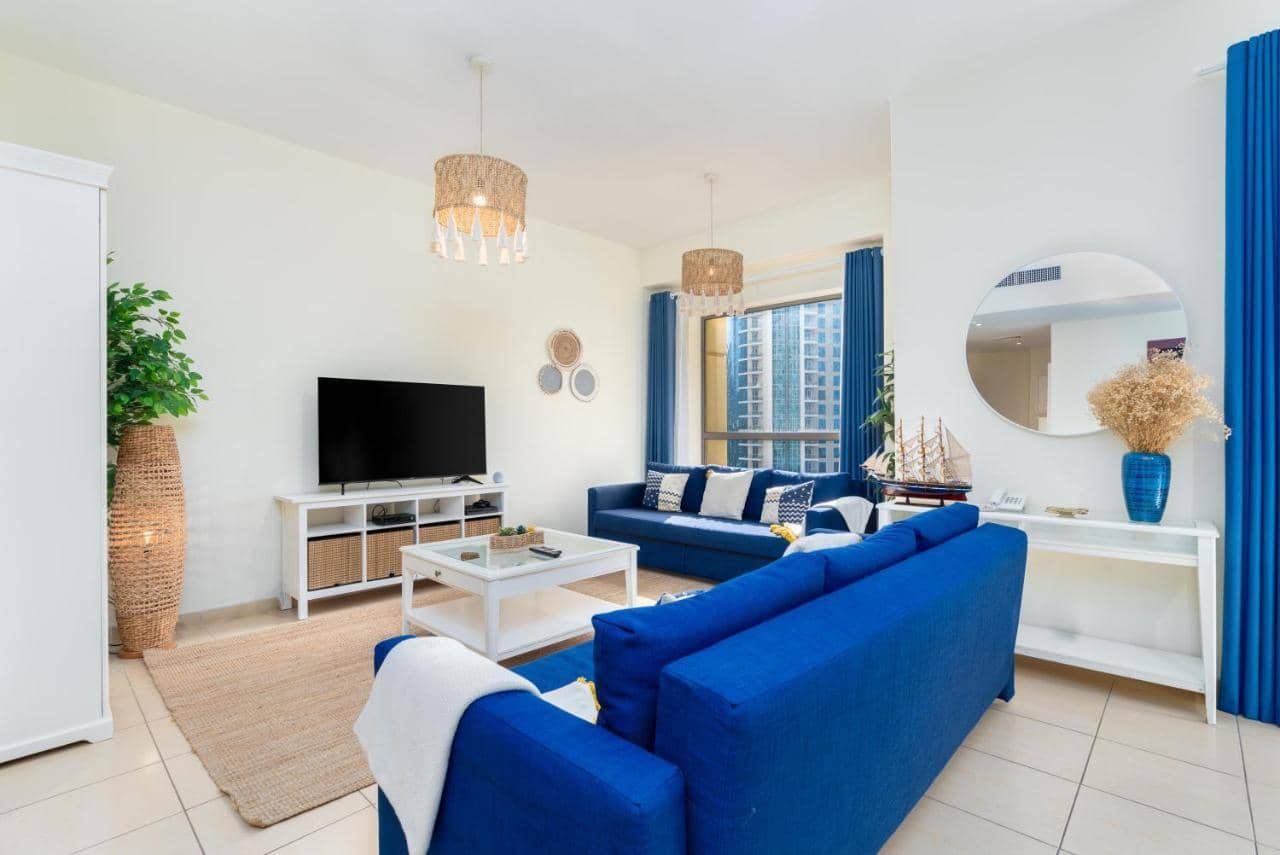 7 Beds / Jbr / Sea, Jbr Beach And Ain Dubai Views / 3 Min Walk From Jbr Beach / Large Groups And Families / Ideal Vacation Location — 3