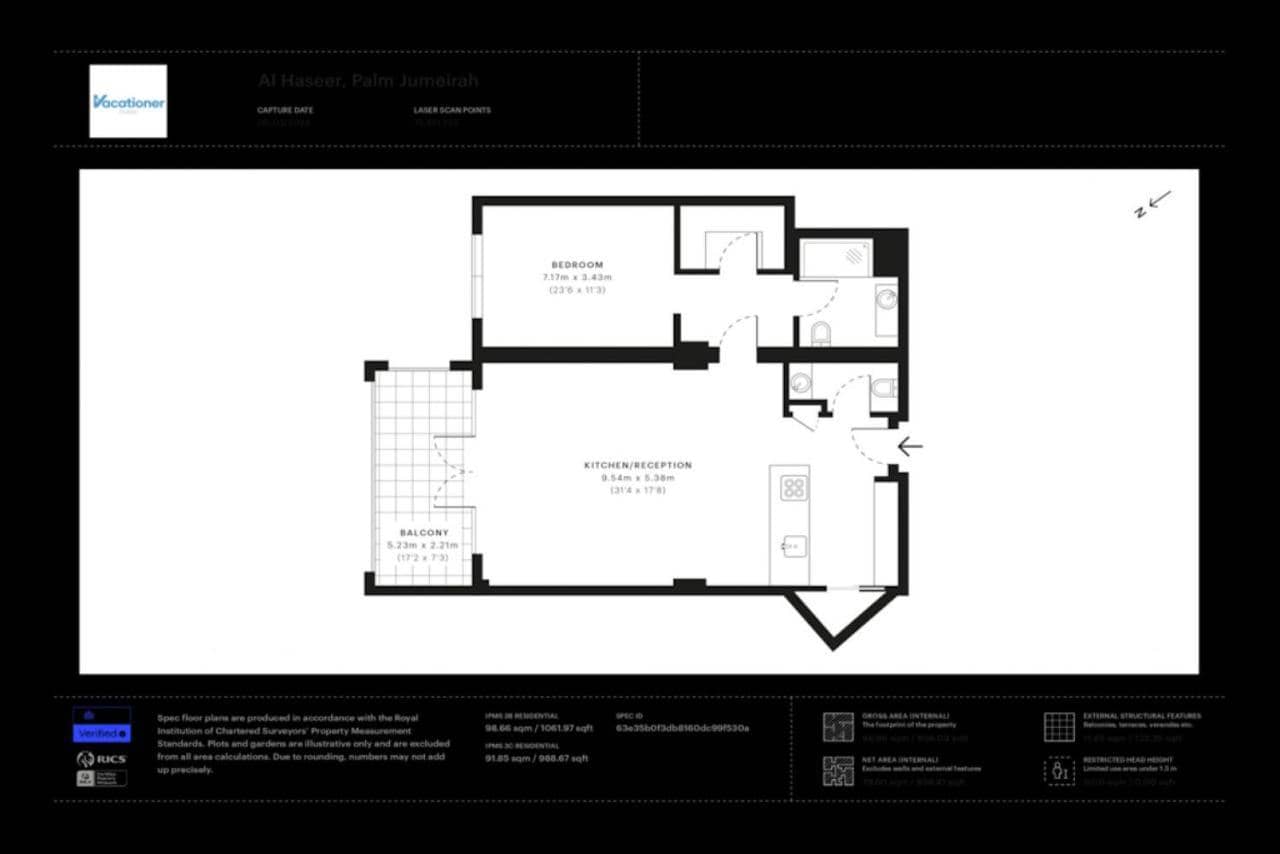Vacationer Holiday Homes I Elegant 1 Bedroom I Beach & Sea Views L on the Palm — 4