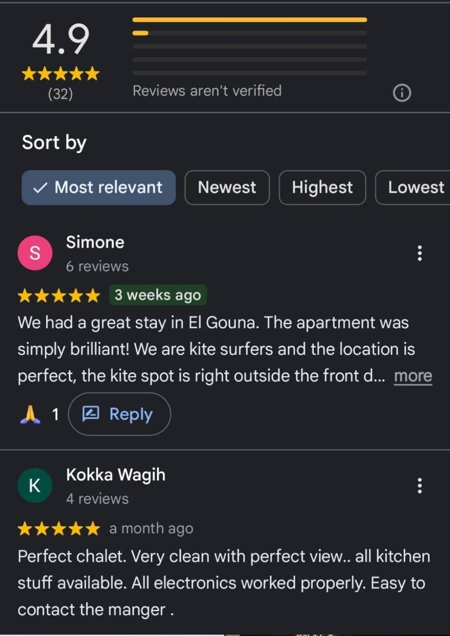 El Gouna Mangroovy 2bd - M10 — 2