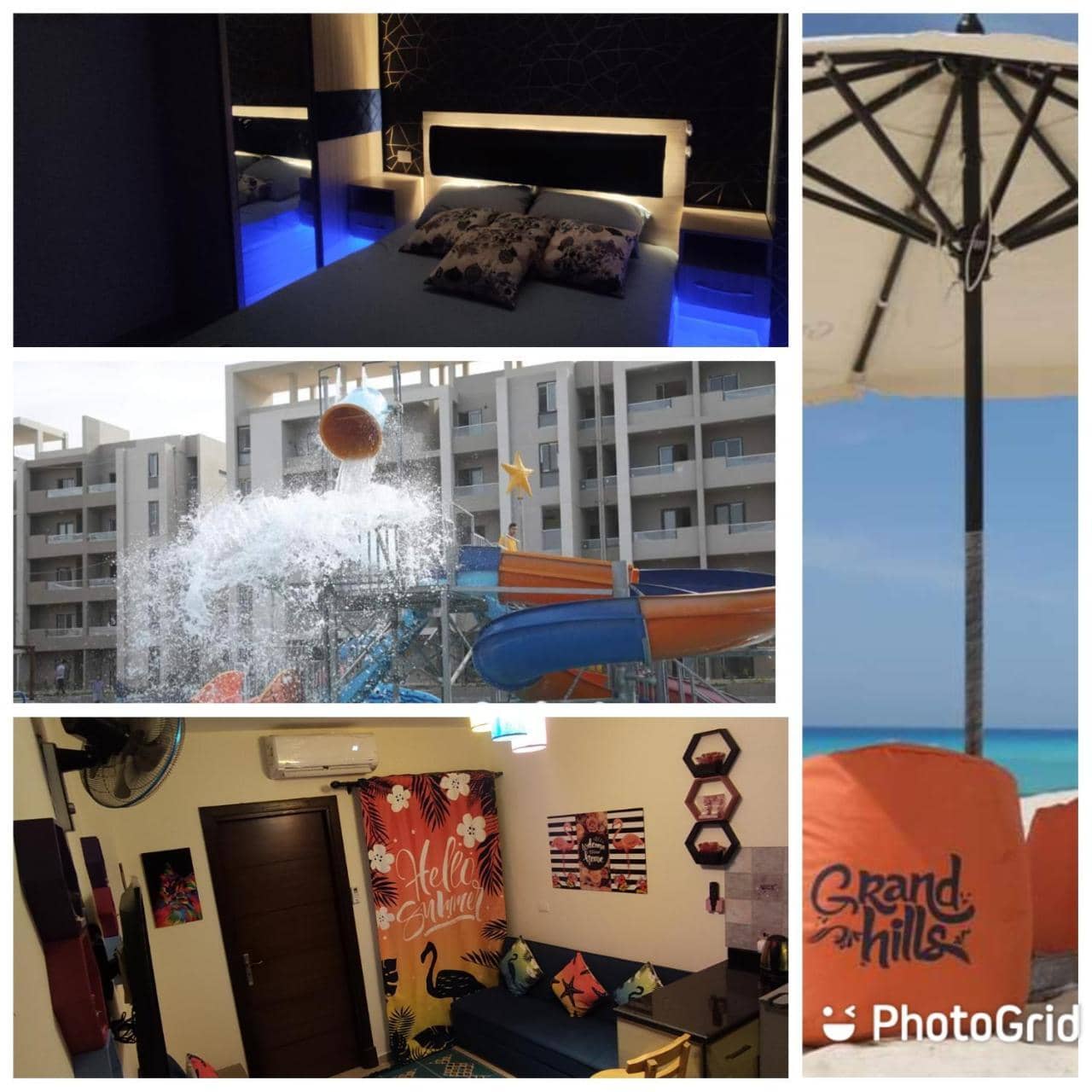 شاليه فندقى مكيف بالكامل - جراند هيلز الساحل الشمالى Grand Hills North Coast - Families Only Z25