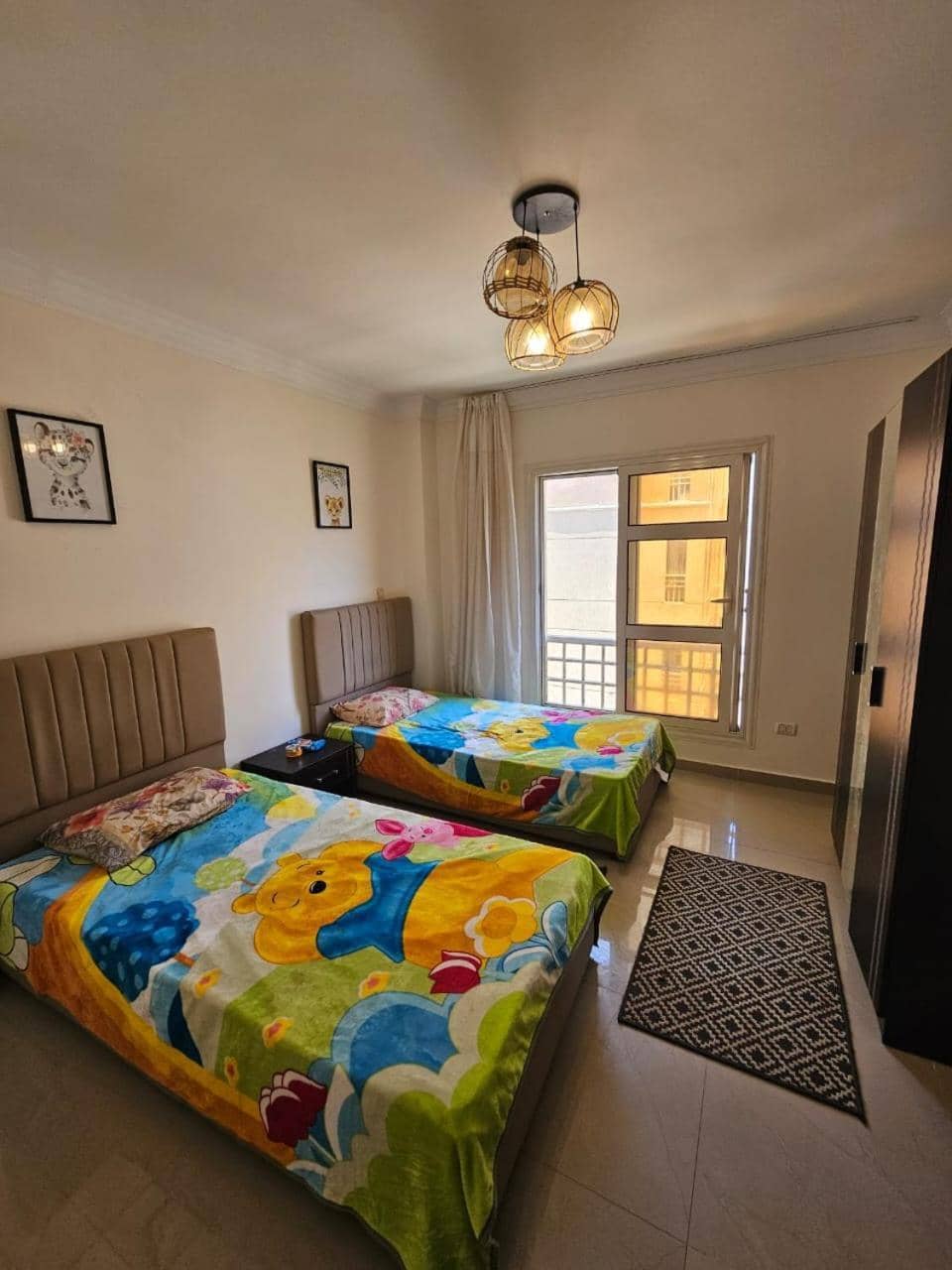 شقه في مدينتي غرفتين و صاله مكيفه مفروشه فندقي - Fully Furnished & Air-Conditioned 2-Bedroom Apartment with Large Living Room in Madinaty - 98 Sqm — 4