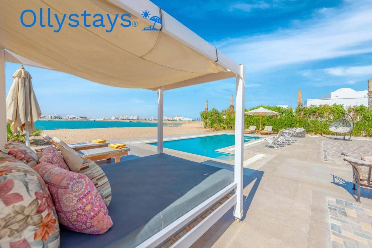 Ollystays Luxury 4br, Heated Pool Villa, Ancient Sands! Kite Surfing Haven — 3