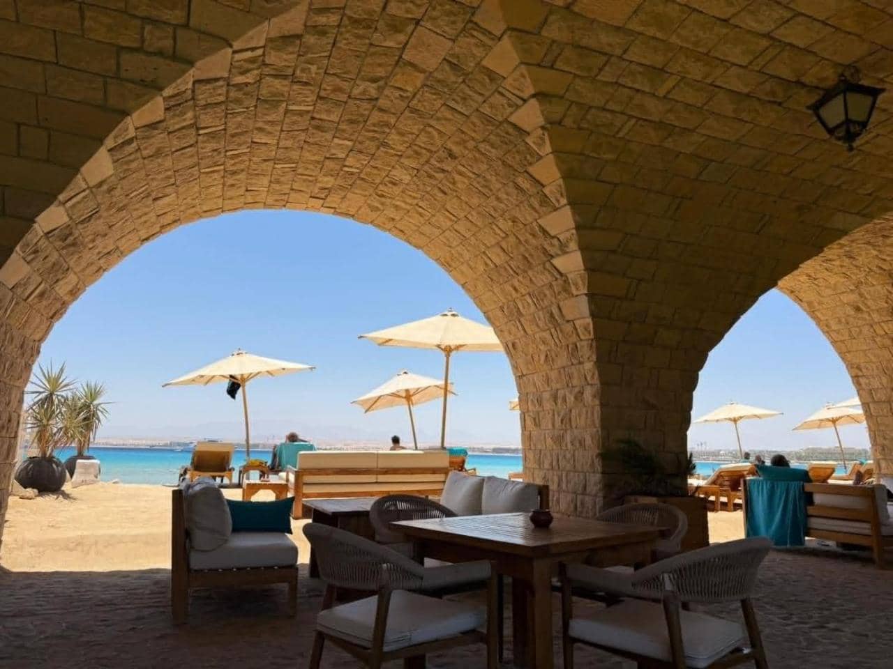 Sahl Hasheesh Arabian Stile Pools View Apartment with Private Beach