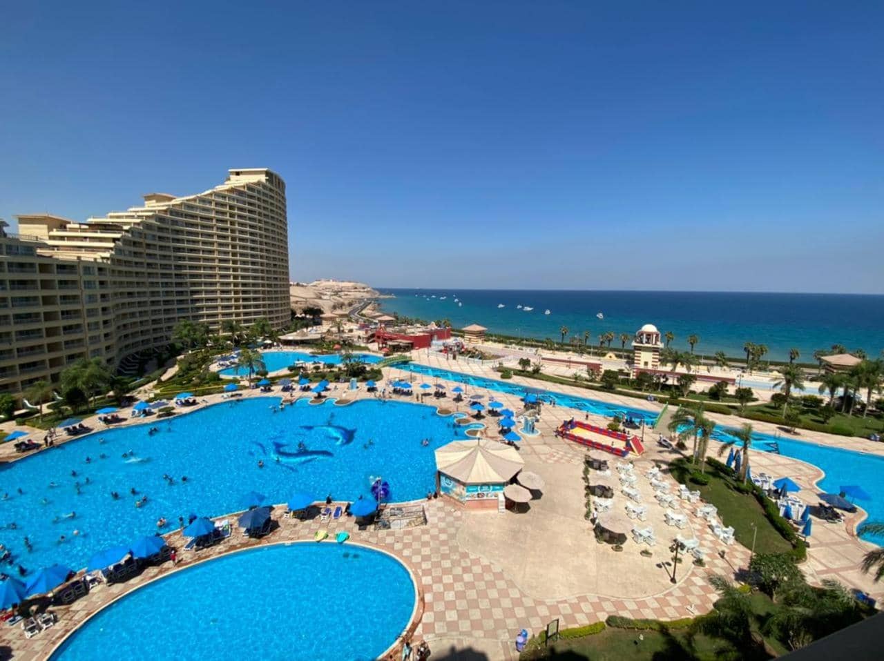 Porto Sokna Pyramids booking sea view apartment family only — 3