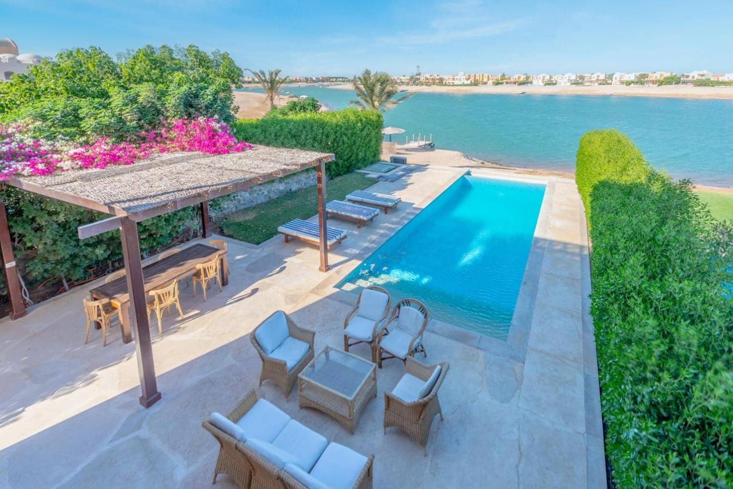 3BR Family Villa in Sabina, El Gouna. Lagoon & Private Pool — 4