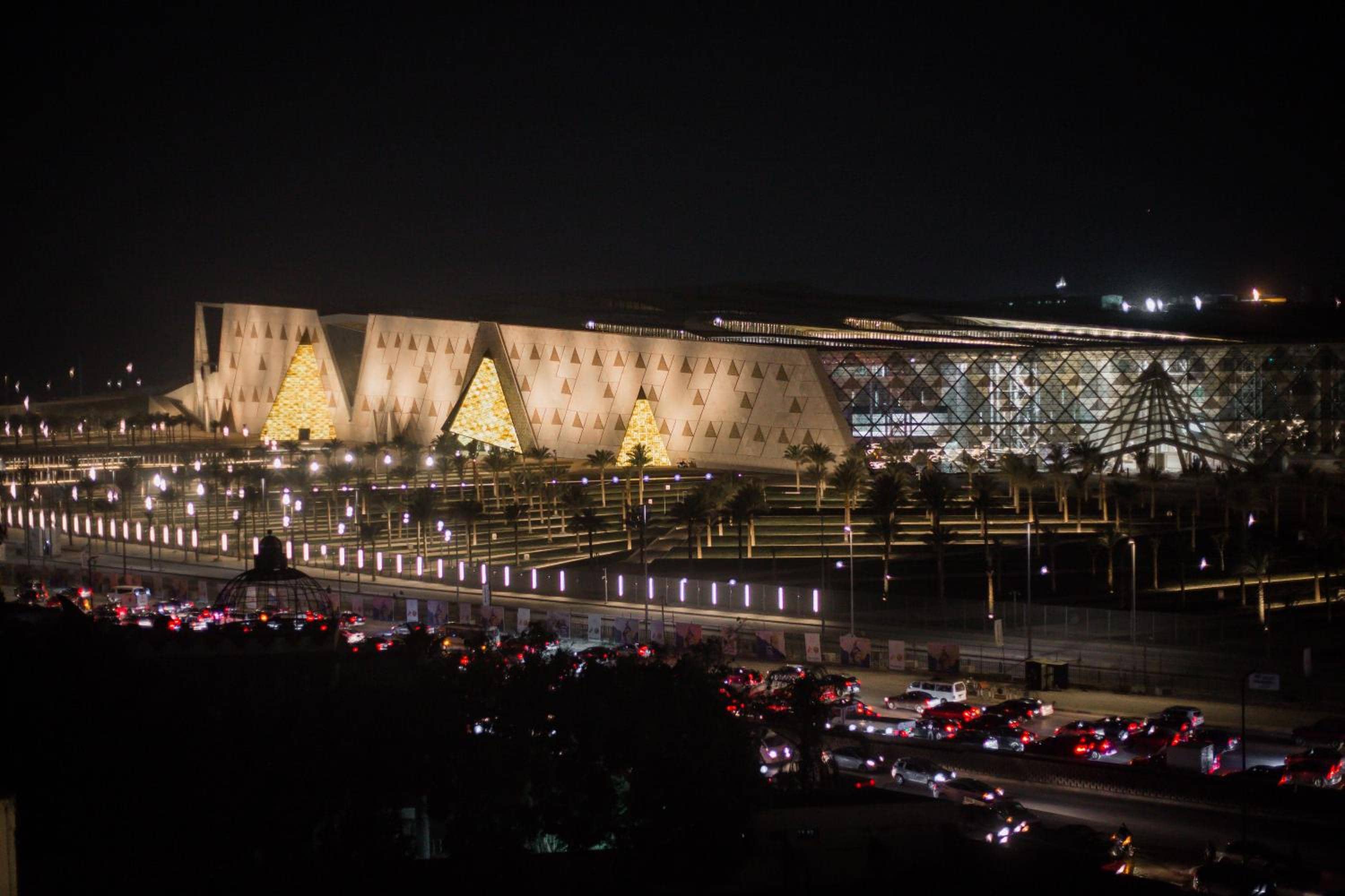 Asia Grand Museum & Pyramids view