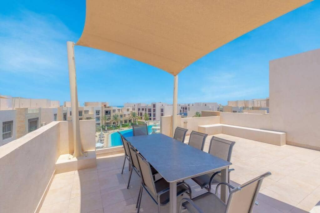 3BR Penthouse in Mangroovy. Pool, Beach, Priv Roof