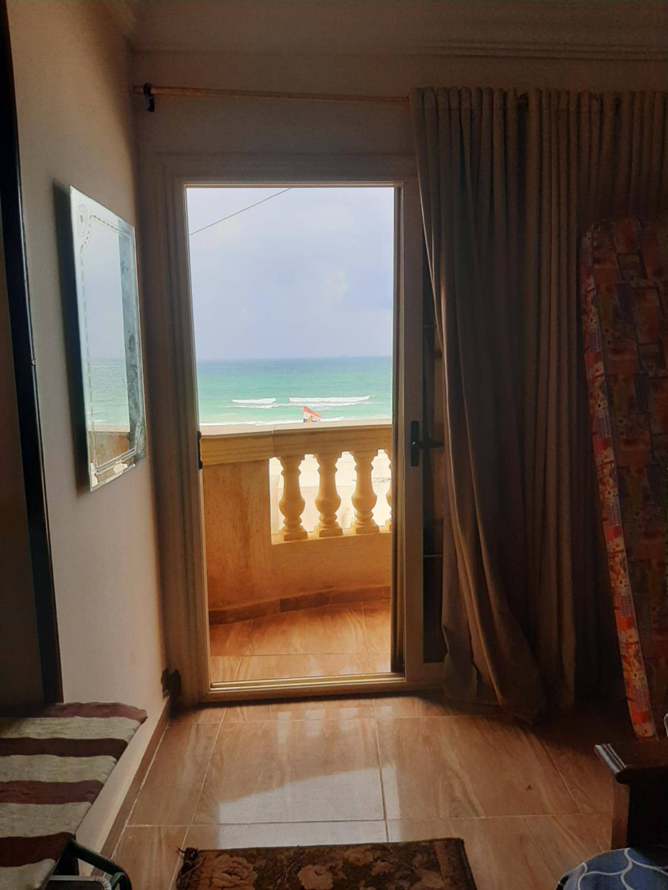 Sea view apartment 2 bedrooms 1 toilet 2nd floor meka beach agami alexandri egypt