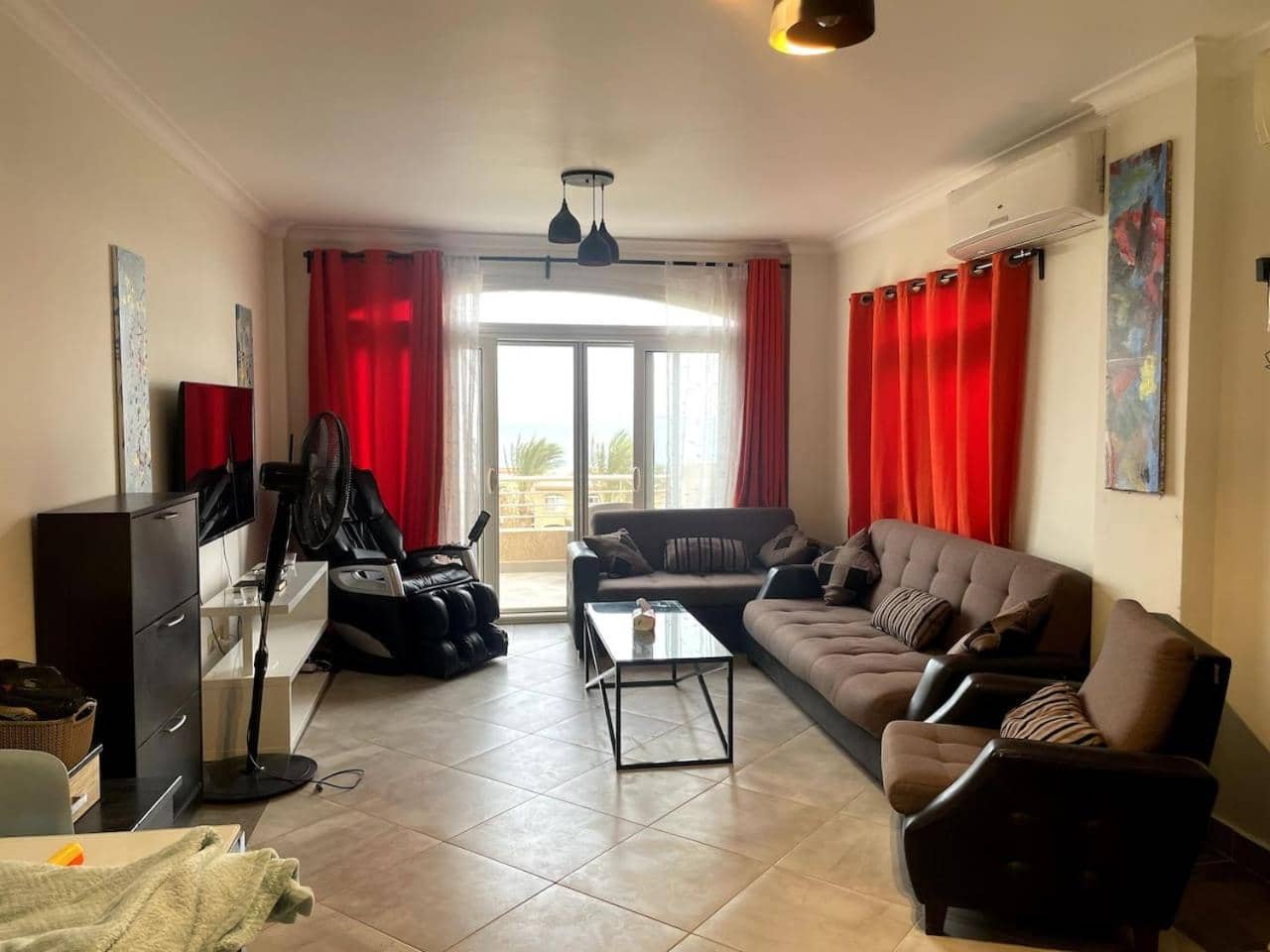 Sea & Pool View Penthouse Chalet at Telal Sokhna