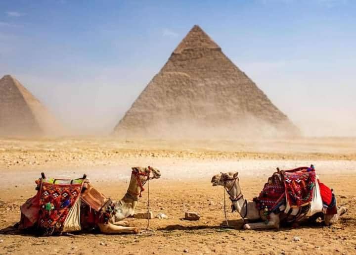 Golden pyramids view — 4