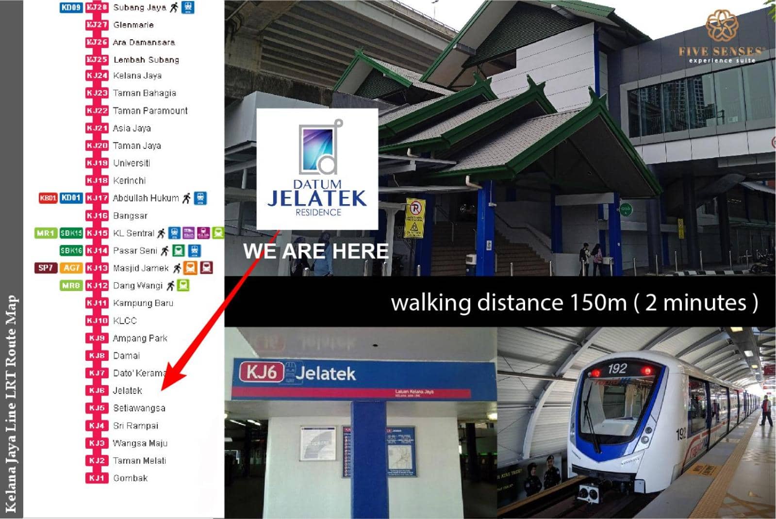 Datum Jelatek Sky Residence KLCC, Five Senses — 5