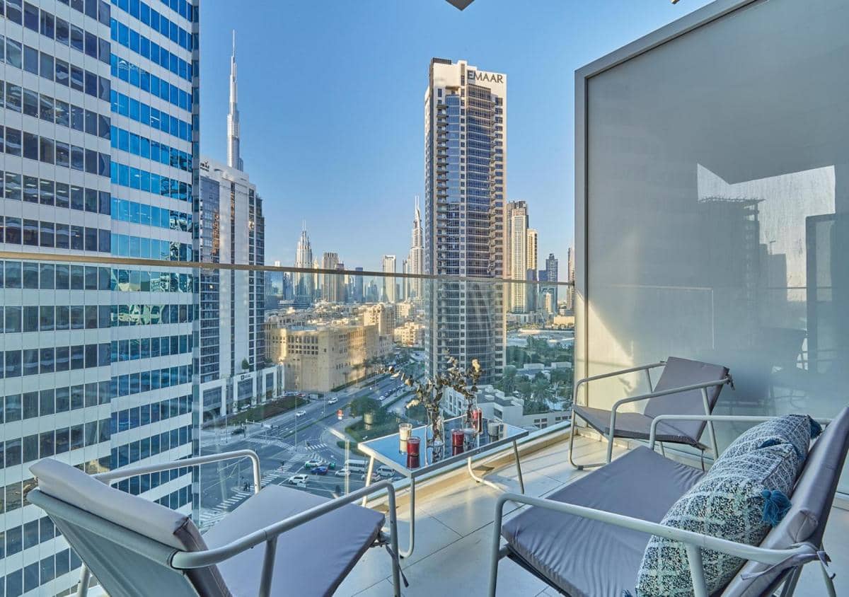 Luxury Studios with Burj Khalifa & Canal View in Downtown - Marquise Square Tower — 5