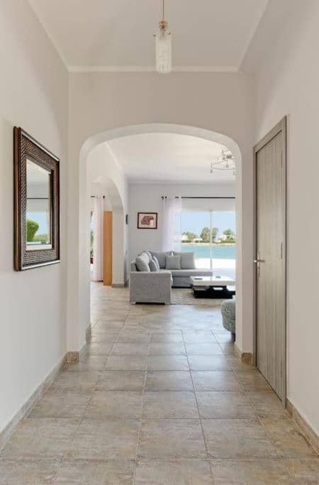 White Villa with open lagoon view — 2