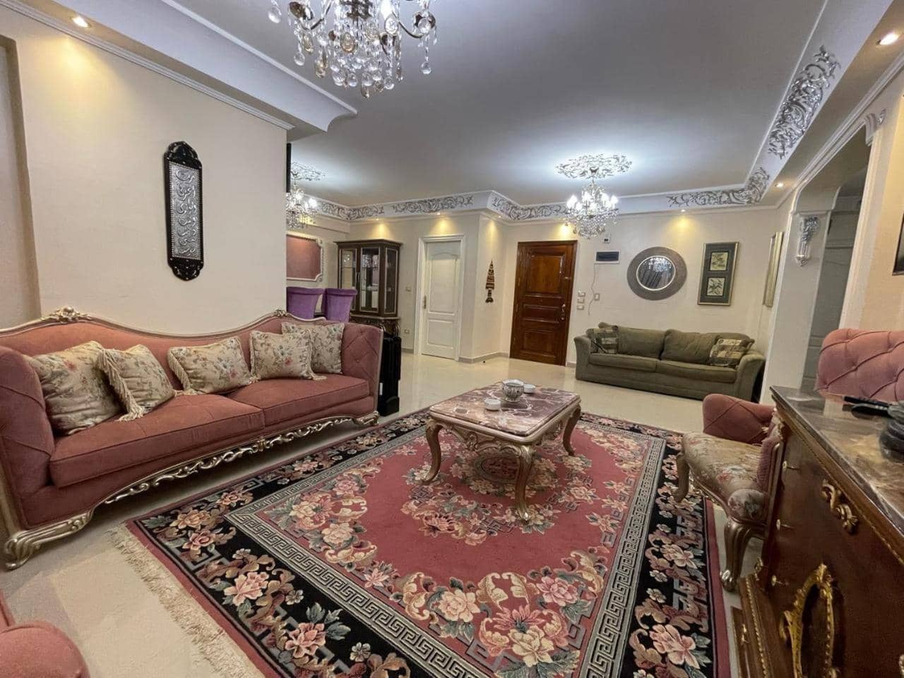Sea view in gleem luxury apartments - Saba Basha - alexandria — 4