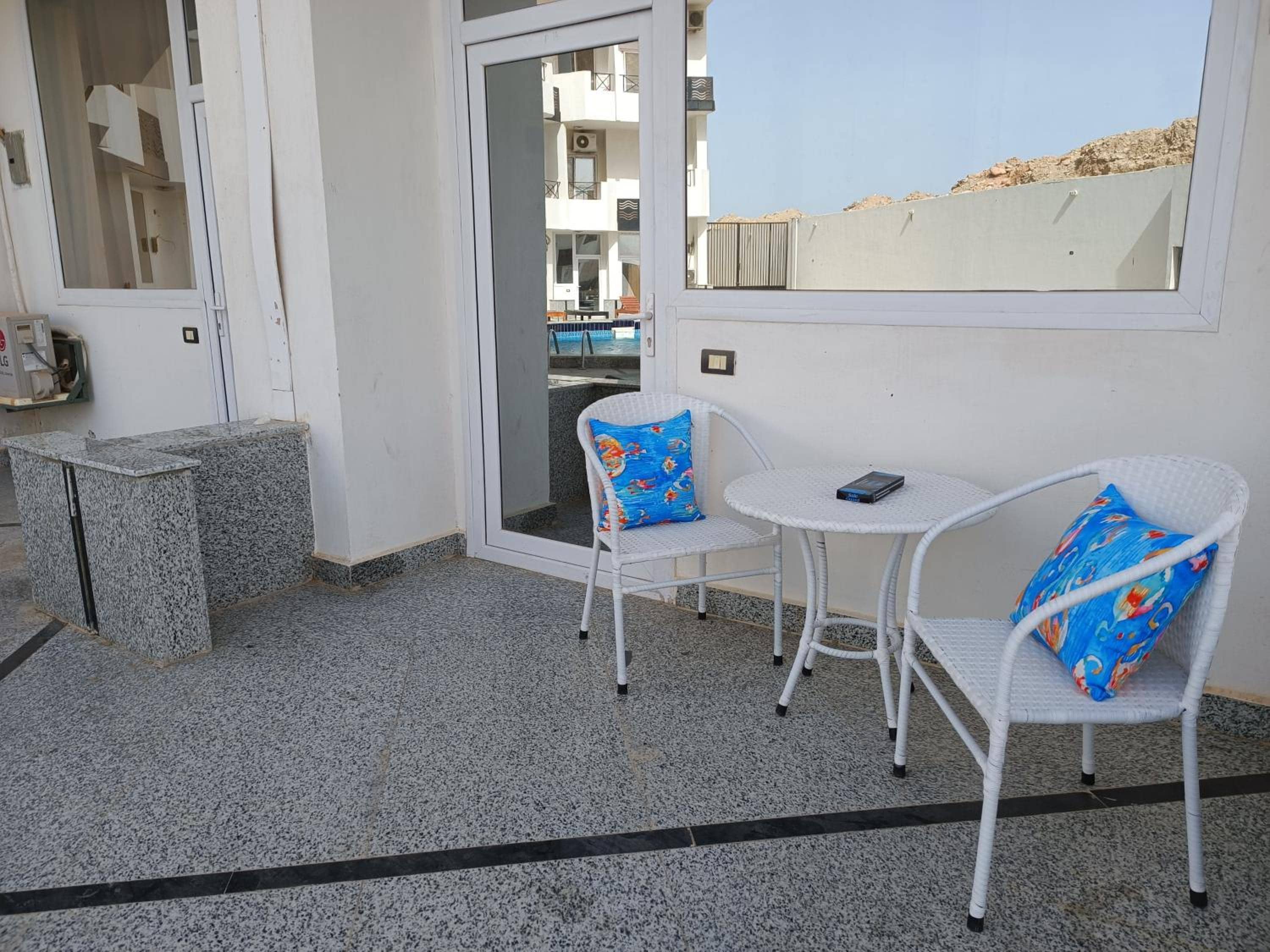 Pool view studio with terrace