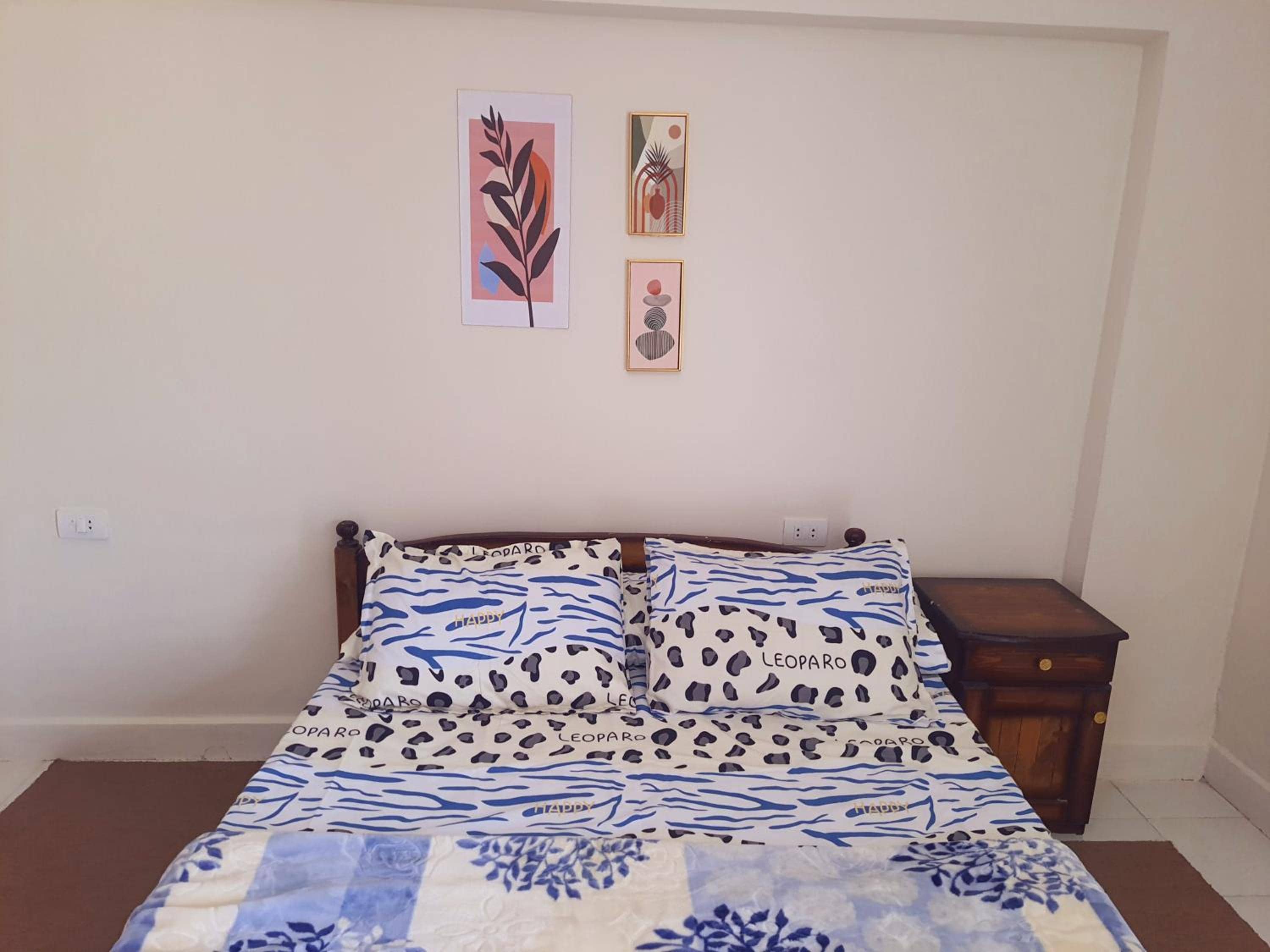 Hotel appartment sea view free wifi 3 bedrooms 2 full bathrooms 4th floor Bellevue village agami alexandria families are preferred available all year days  — 4