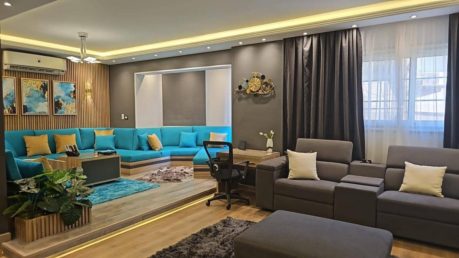Luxury partial Nile view Maadi Cairo apartment شقة فاخرة إطلالة جزئية على النيل بالمعادي القاهرة — 4