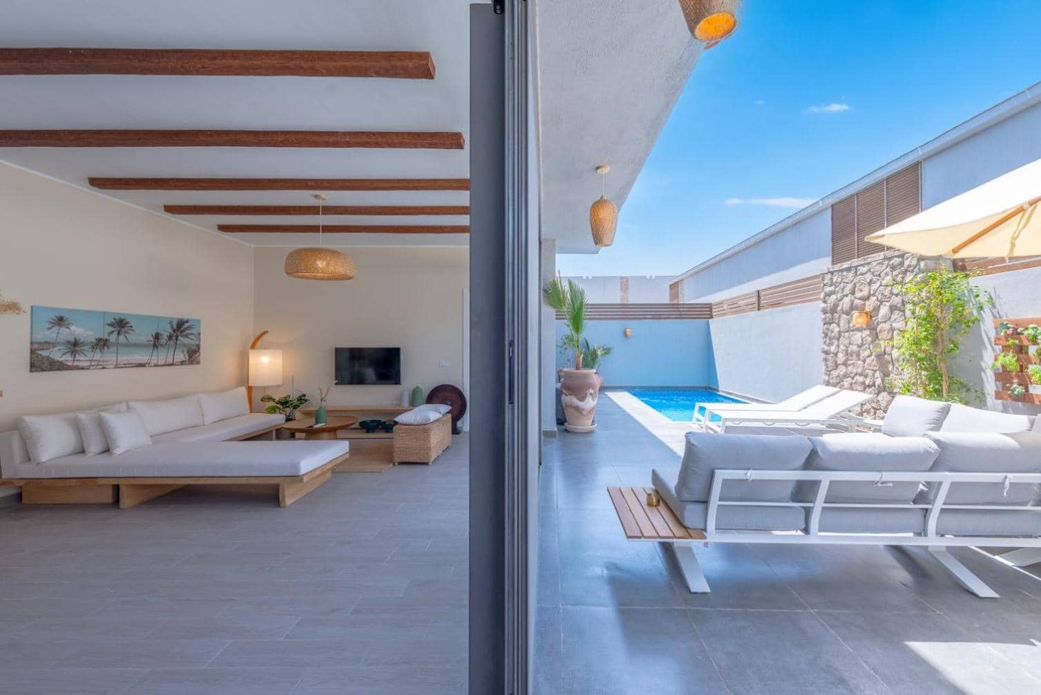 Tropical 2BR Paradise in Bali, El Gouna. Pool, Patio & BBQ