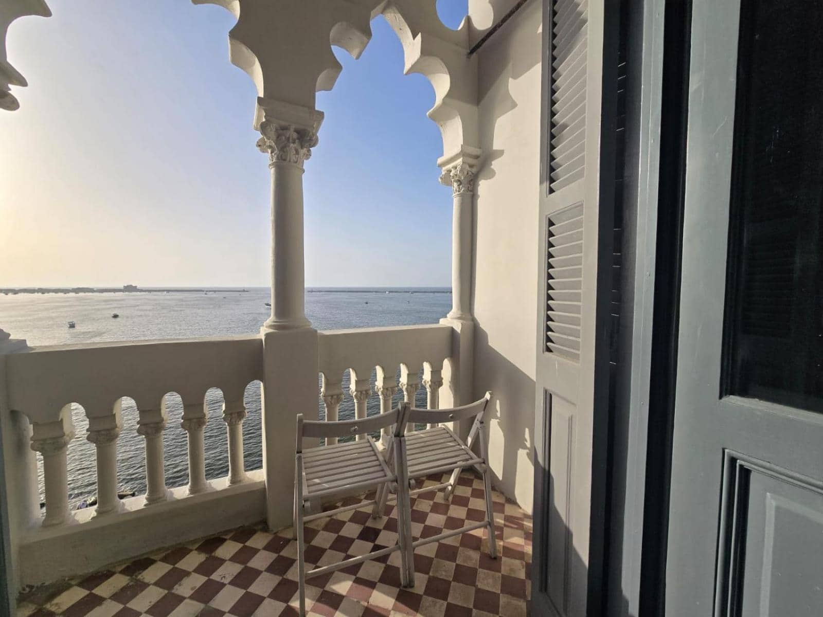 grey l studio apartments Corniche Alexandria Little Venice