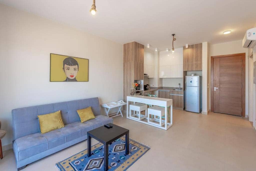 Sunny 1BR Retreat Newest Project Shedwan El Gouna Lagoon & Pool — 3
