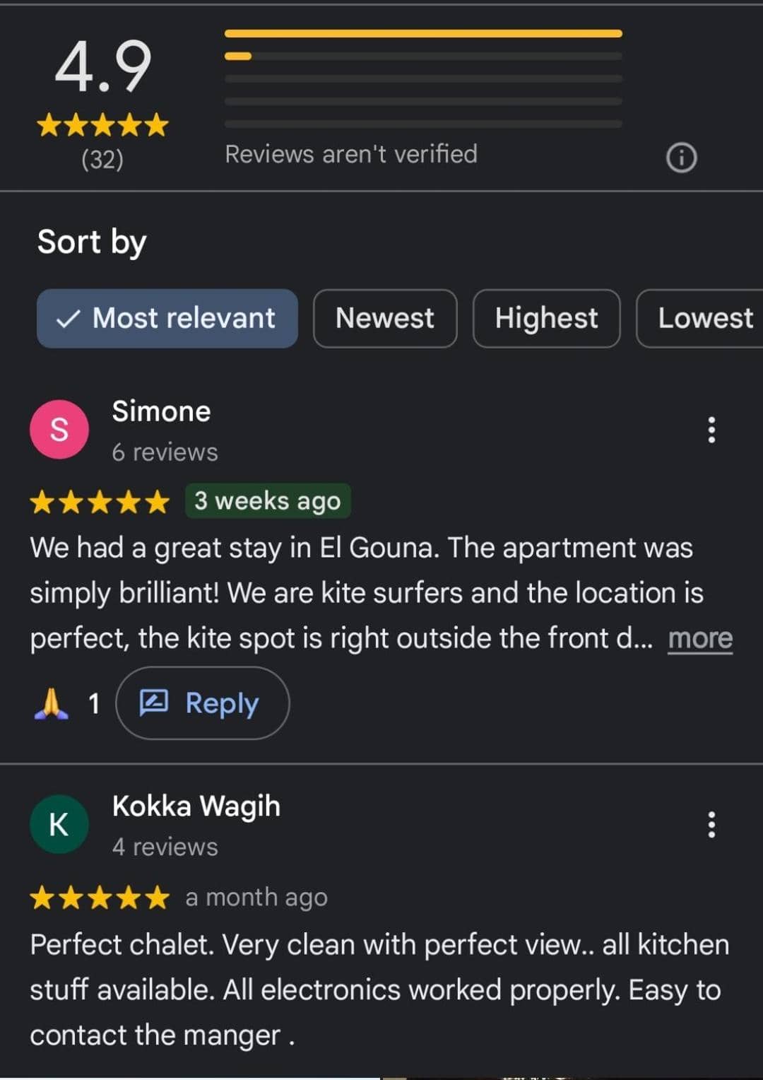 Waterside Apartments, El Gouna 1Bd plus Private Roof Terrace — 4