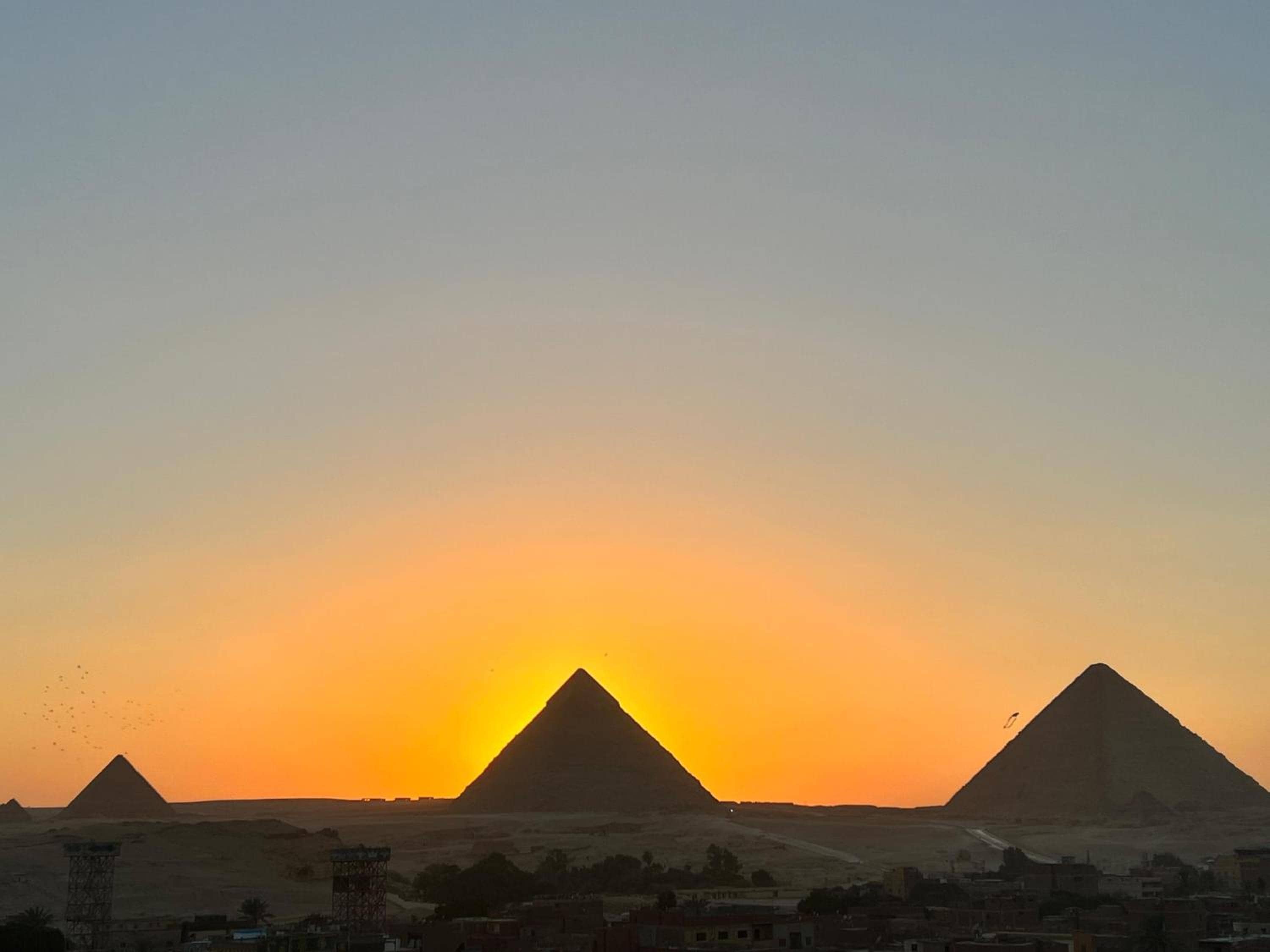 King Khafren Pyramids View