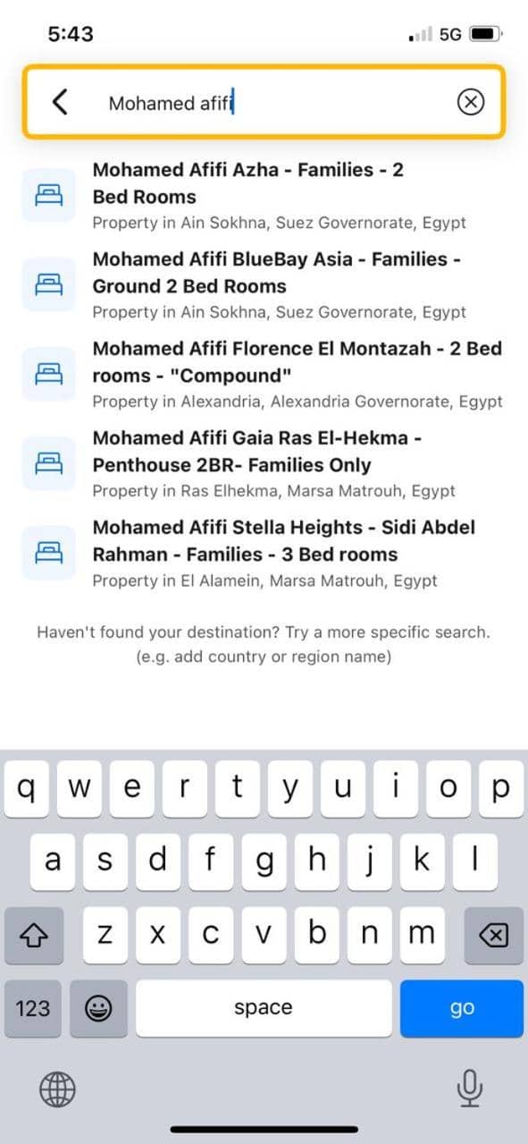 Mohamed Afifi Azha - Crystal Lagoon View - Families - 2 Bed Rooms — 5