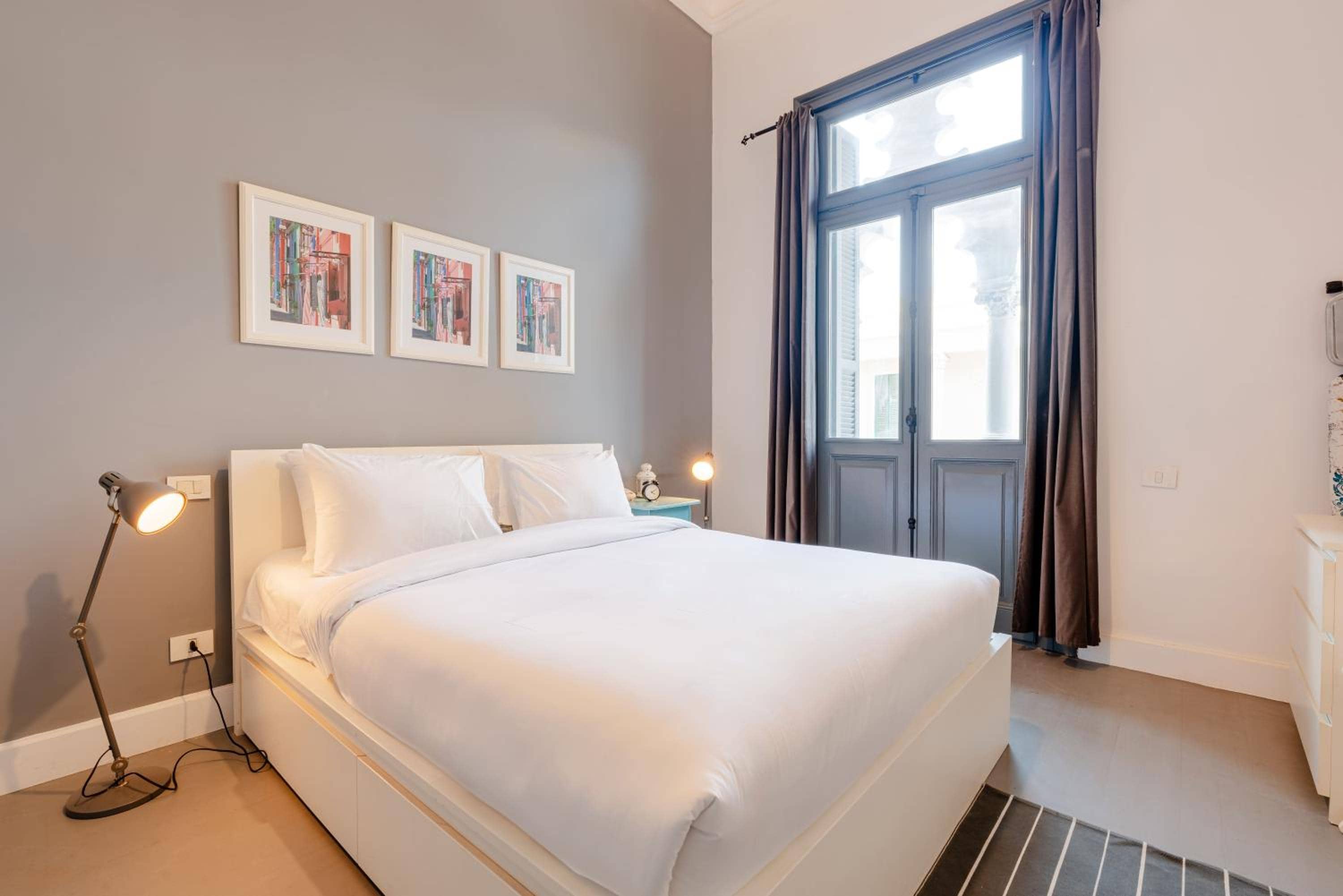 grey l studio apartments Corniche Alexandria Little Venice — 5