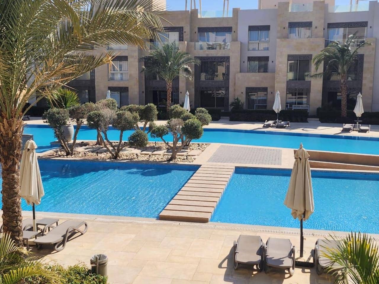 Sea view with free beach access one bedroom apartment , Mangroovy-Gouna