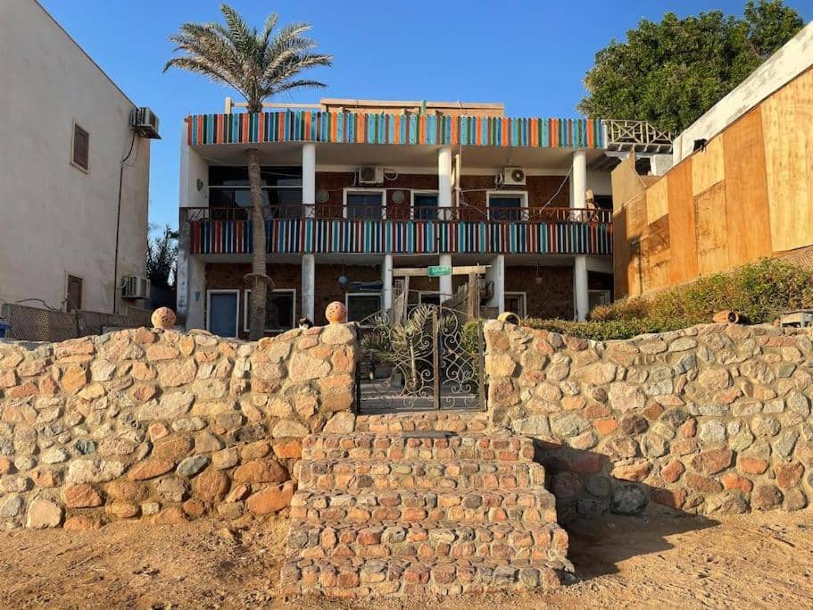 Beach front studio with huge roof top terrace
