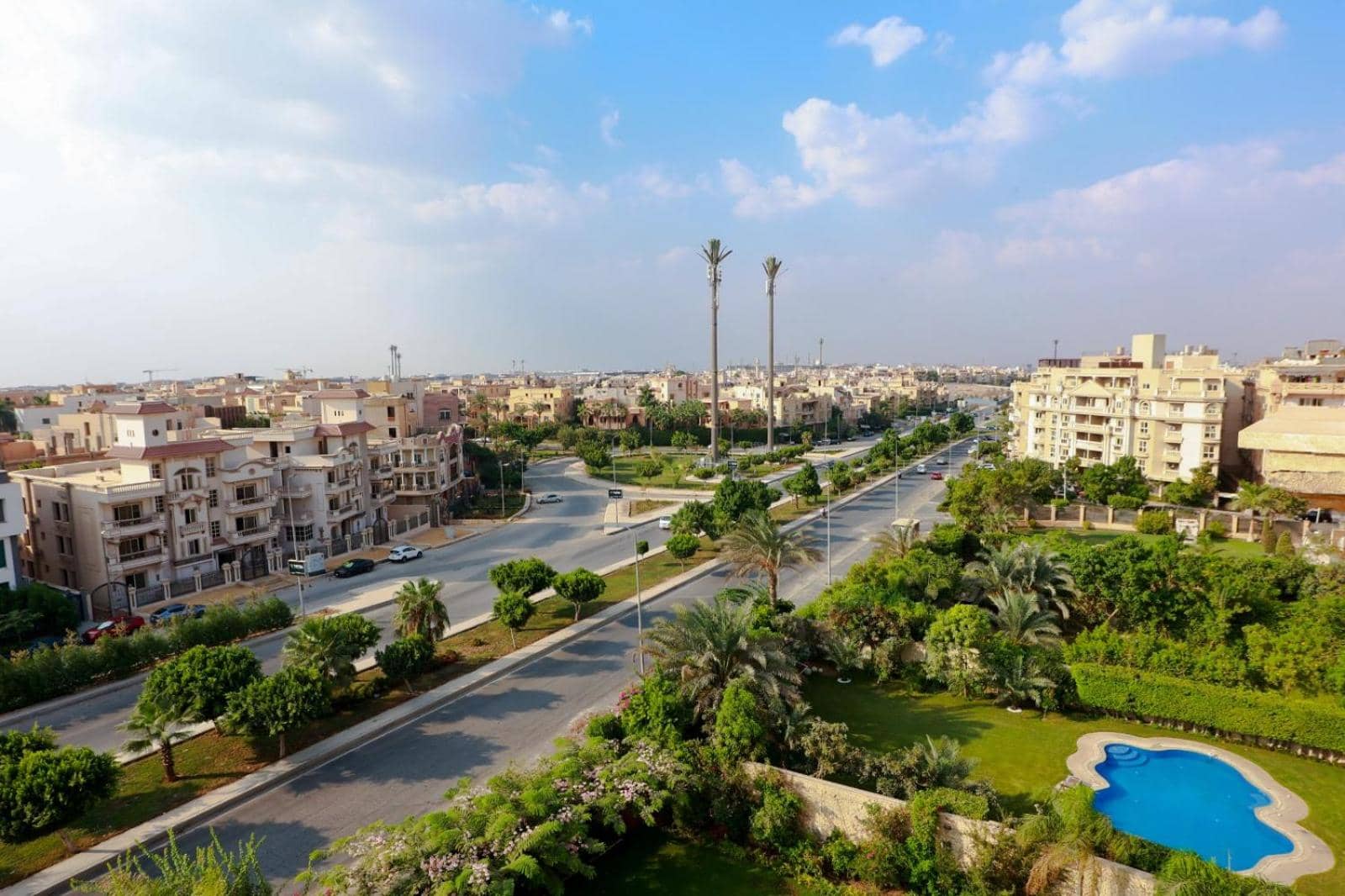 Luxurious apartment with terrace in New Cairo