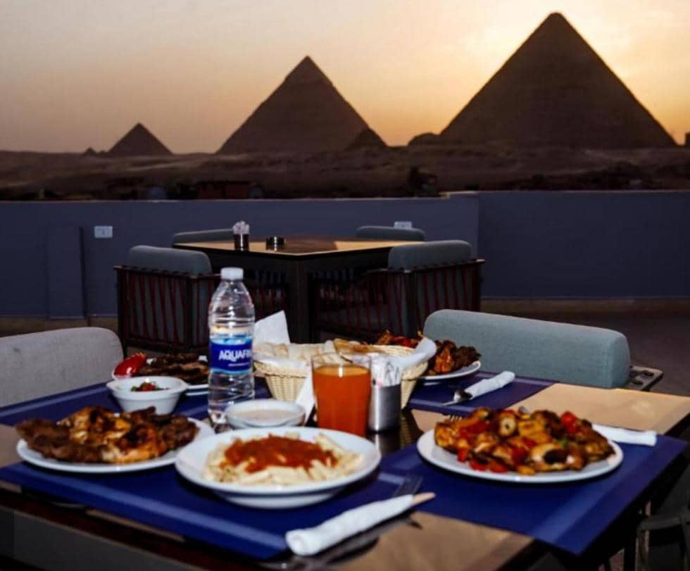 Horus pyramids view — 3