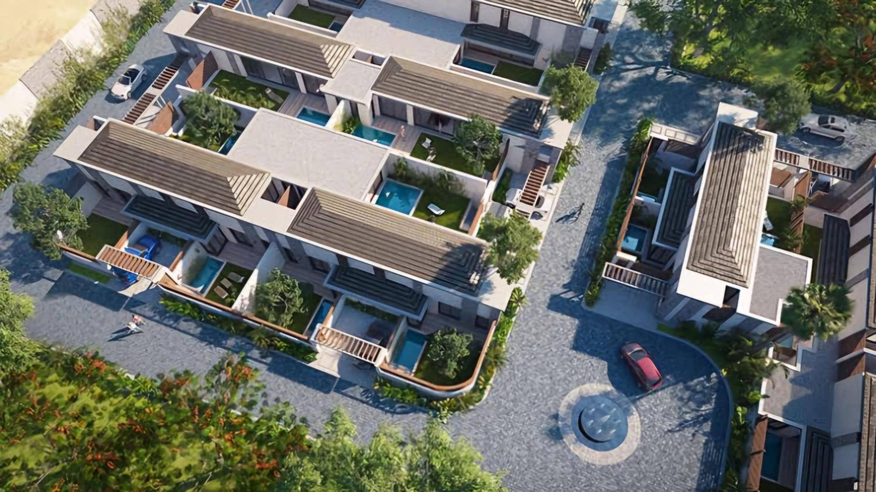Modern Units with Private Pools in Bali El Gouna