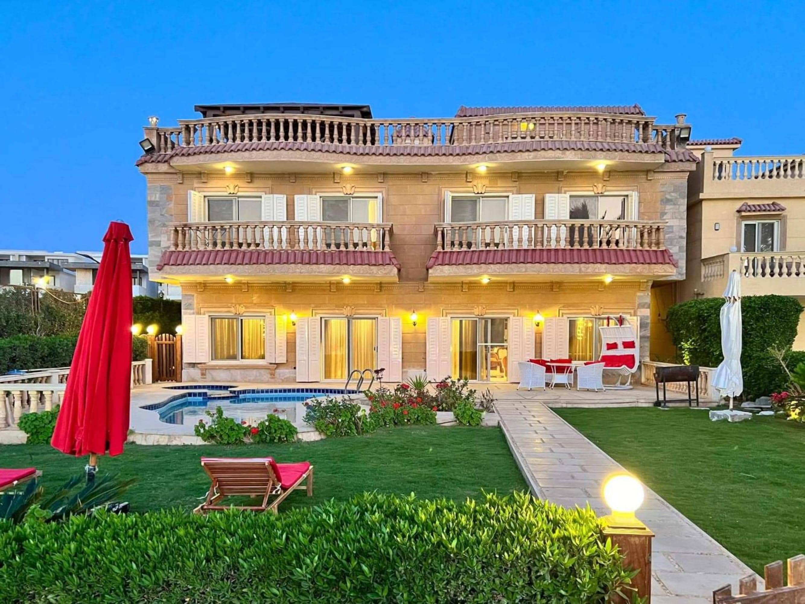Luxurious First Sea Raw Castle with Private Pool in Ain Sokhna