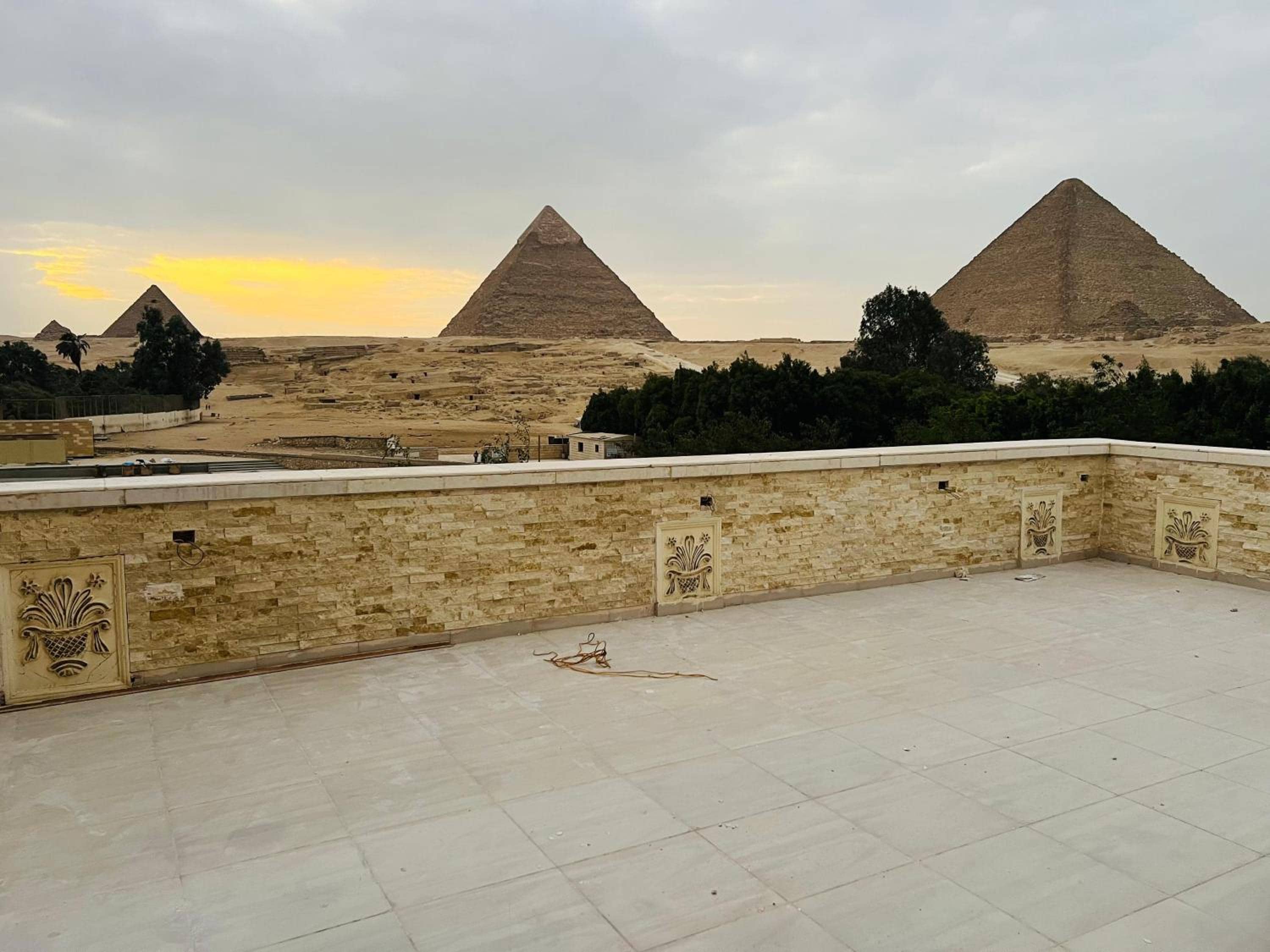Great Scarab Pyramids View — 2