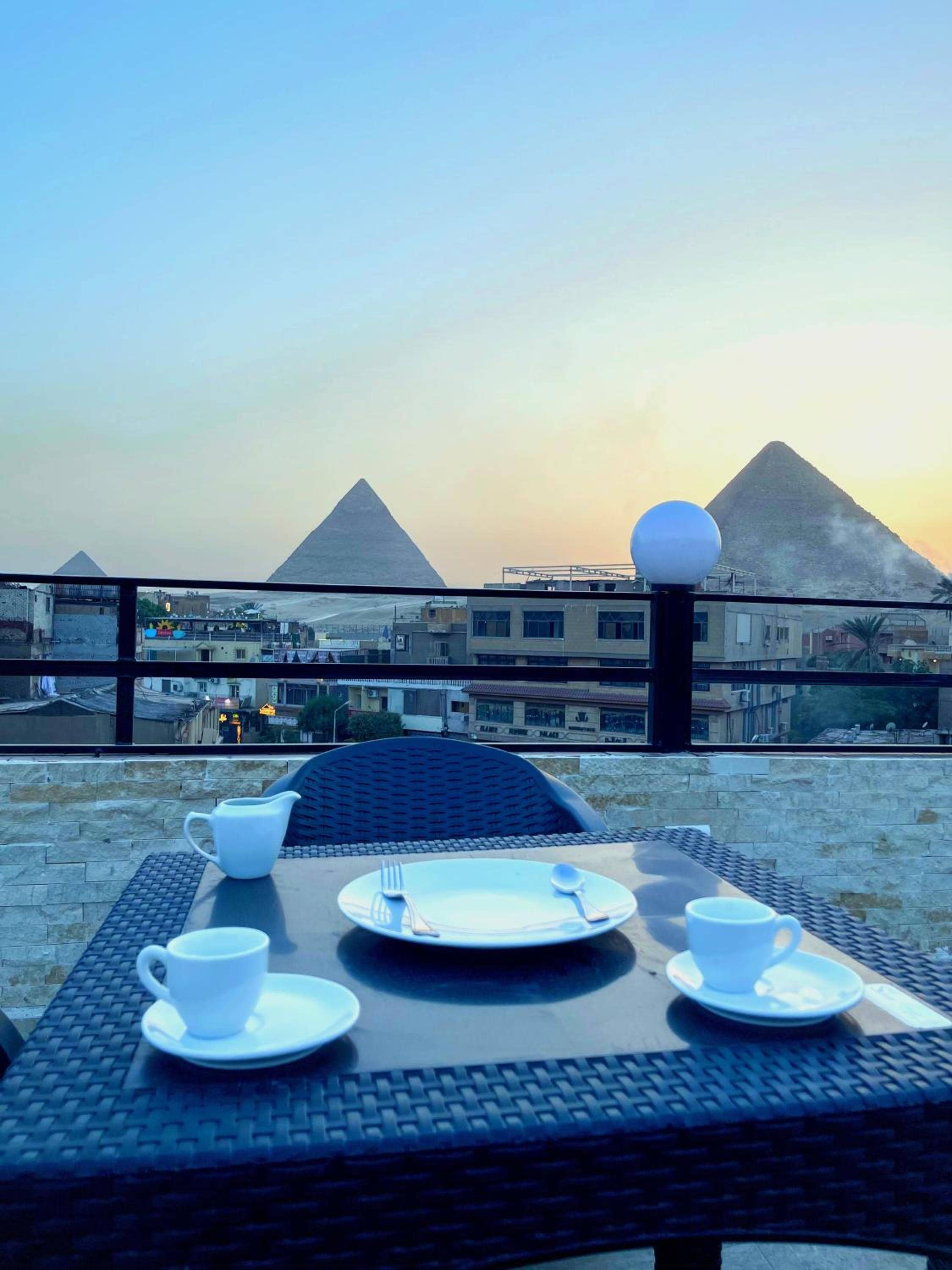 Red Pyramids View